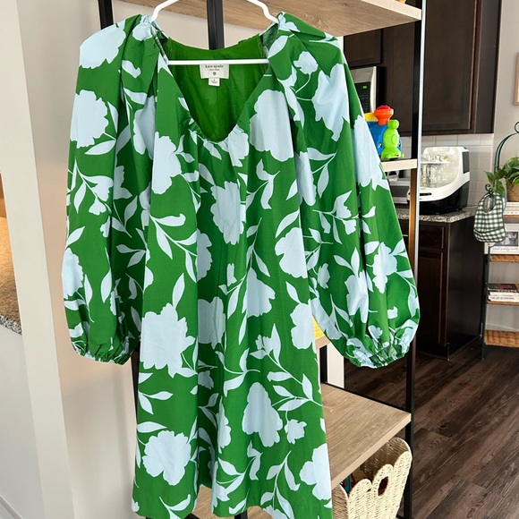 Kate Spade Green and White Dress - Picture 2 of 4